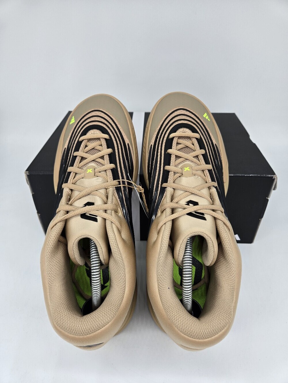 adidas Women's Dame X Warm Sandstone Black Basketball Shoes Size 12 - Picture 5 of 8
